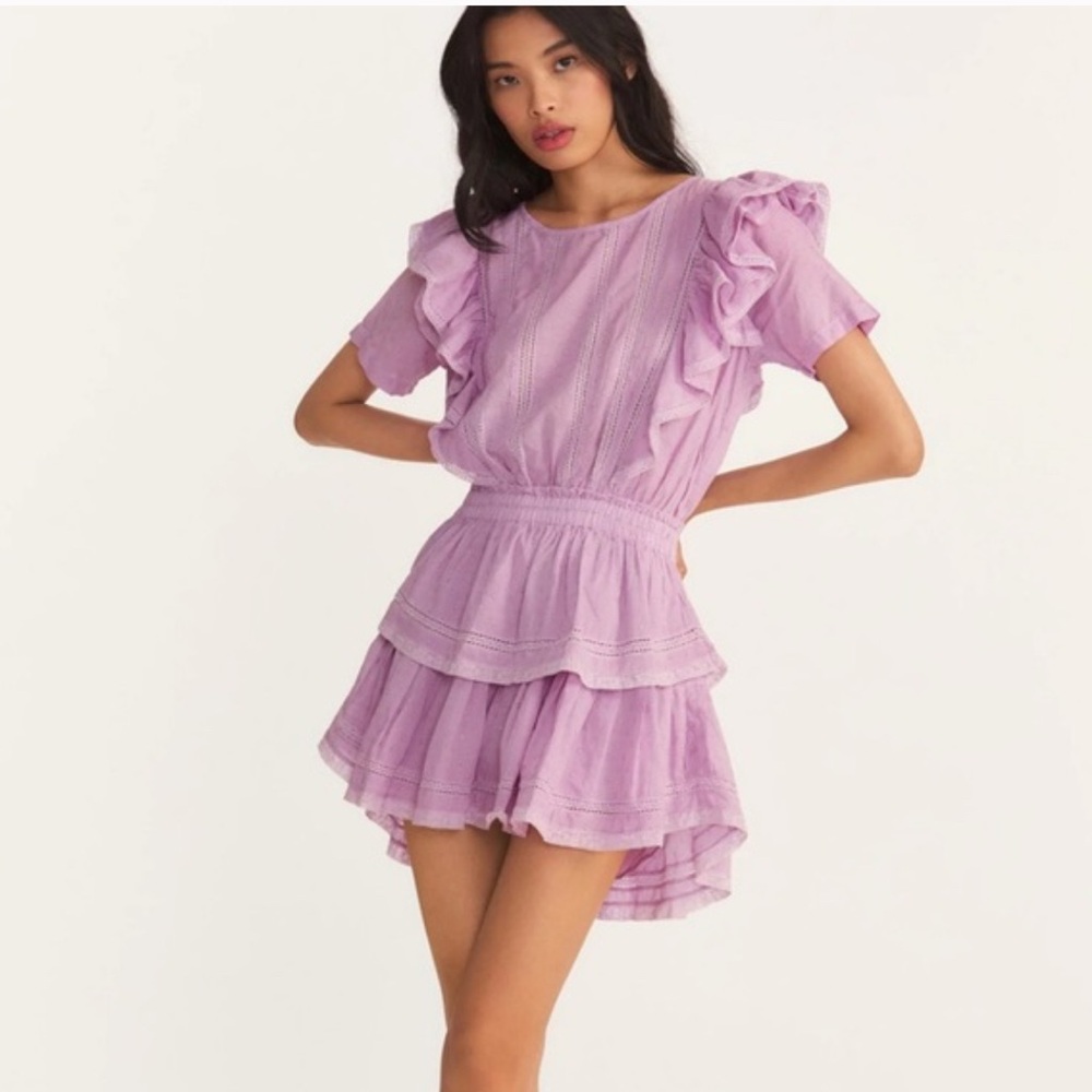 LoveShackFancy Natasha Heritage Mini Dress